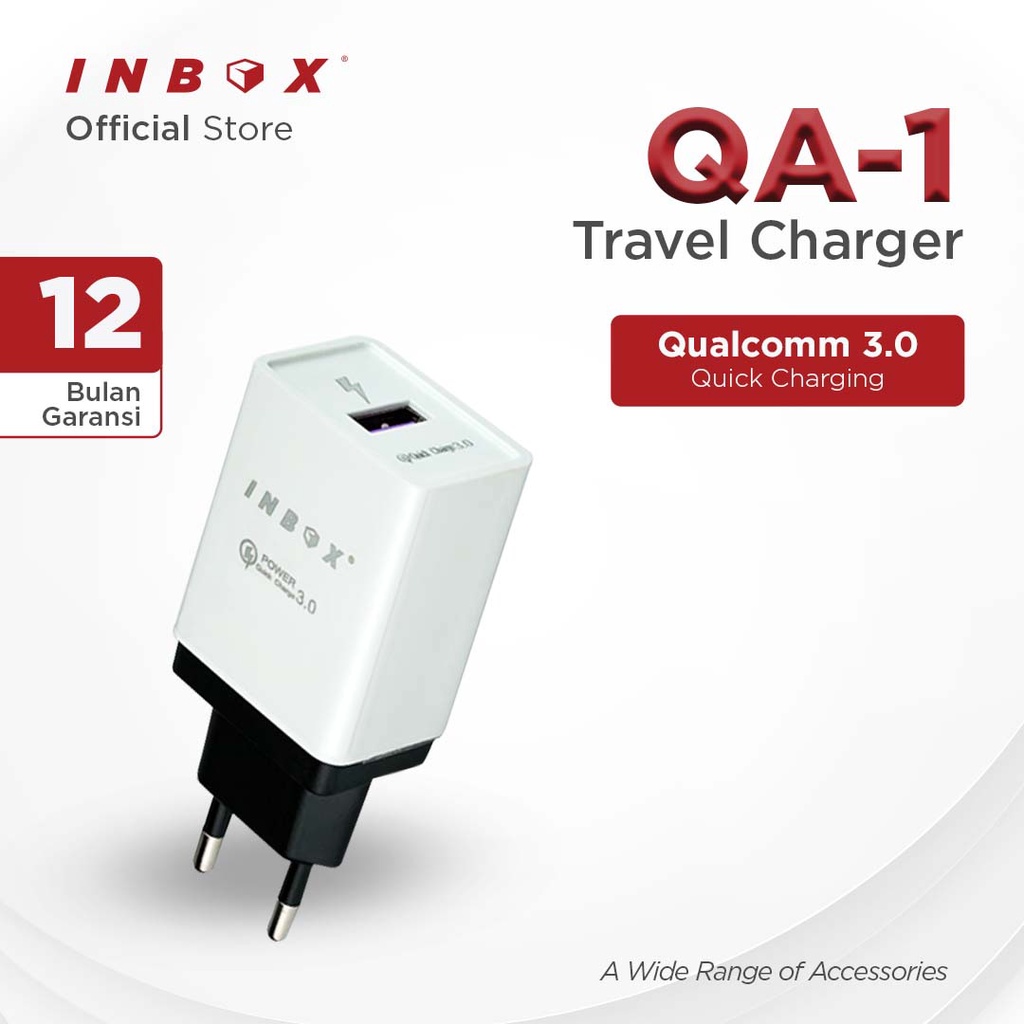 Inbox Adaptor Qualcomm QA-1 3.0 (Super Quick Charger) *