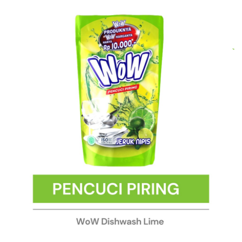 WOW Dishwash Liquid 780ml Jeruk Nipis (Sabun Cuci Piring)