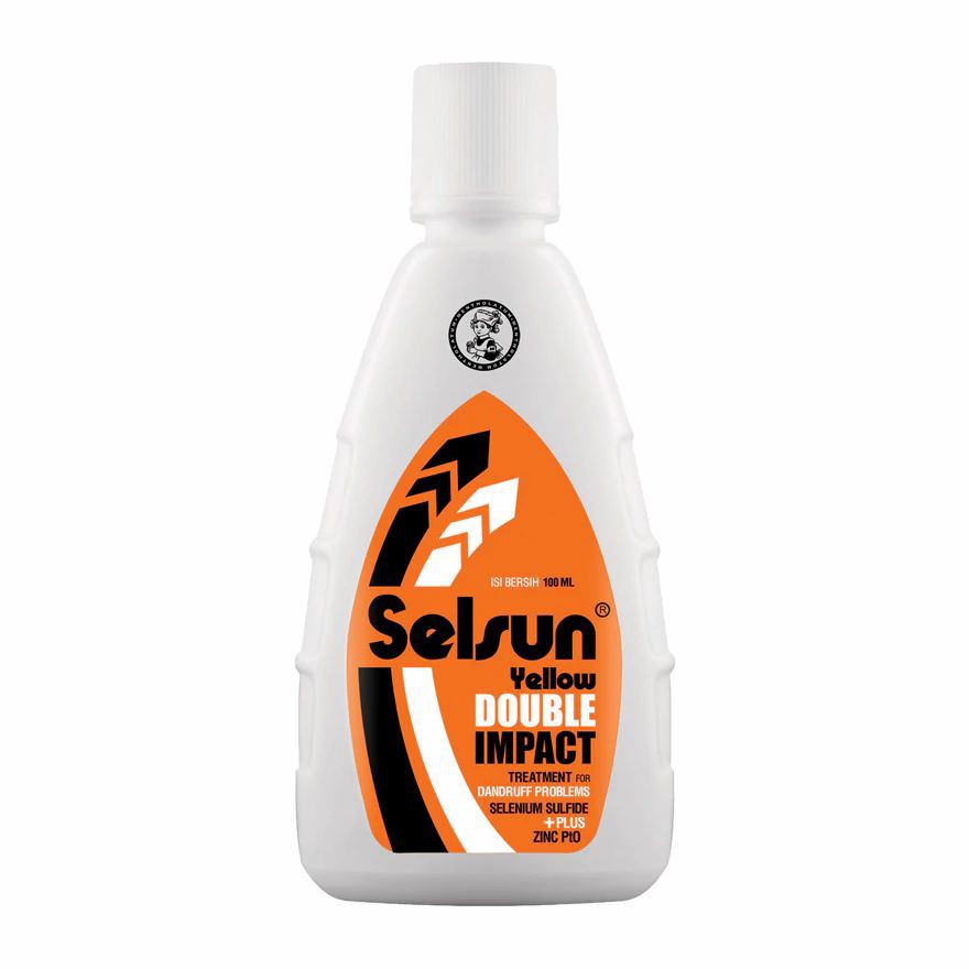 Selsun Yellow Double Impact Shampoo 100ml