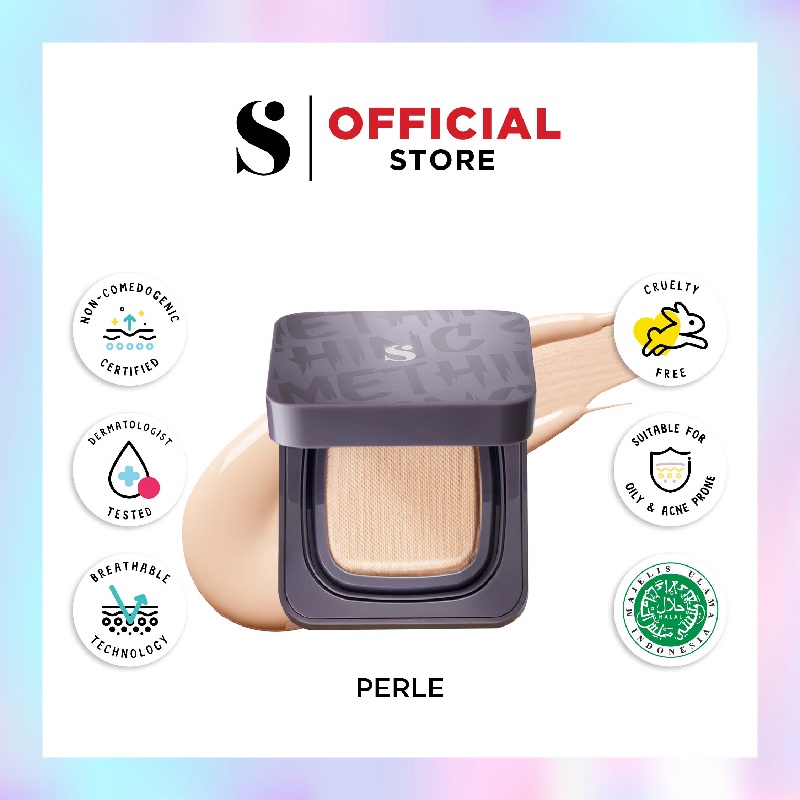 Somethinc Copy Paste Cushion SPF33 PA+++ - Perle (Light-Pink) - Cushion Glow Finish
