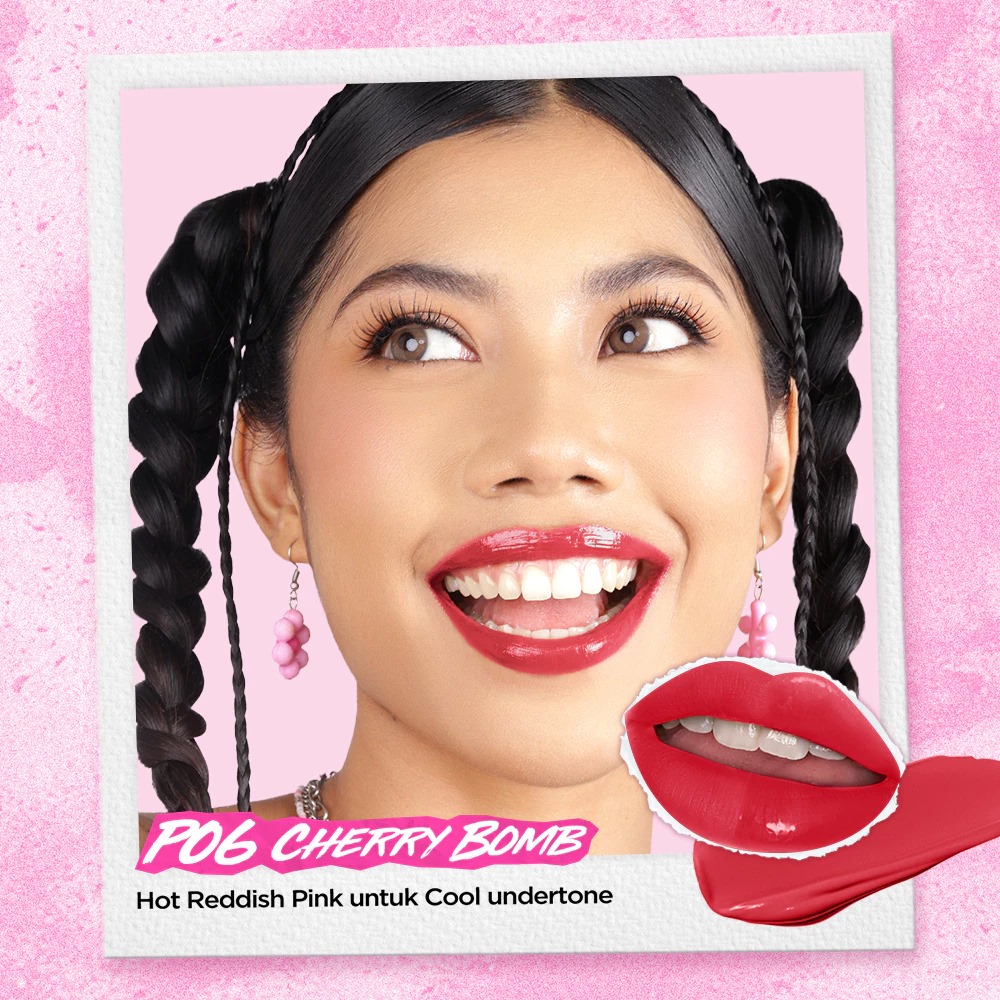 Dazzle Me Matte & Gloss Lip Cream Duo - P06 Cherry Bomb
