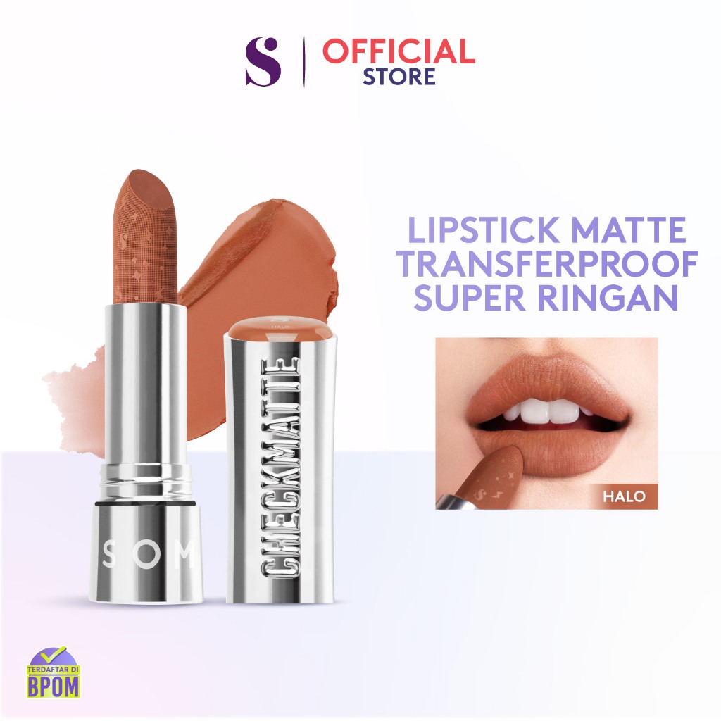 Somethinc Checkmatte Transferproof Lipstick 3.8gr - 10 Halo