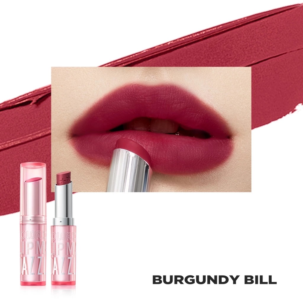 Dazzle Me Color Chrome Lip Matte 3.6gr - P05 Burgundy Bill