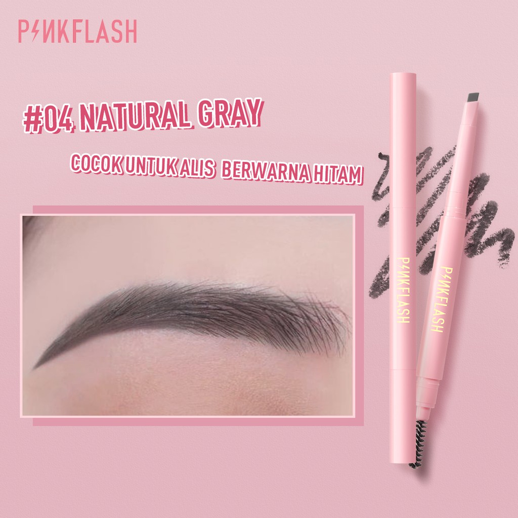 Pinkflash Waterproof Auto Eyebrow Pencil - 04 Natural Gray