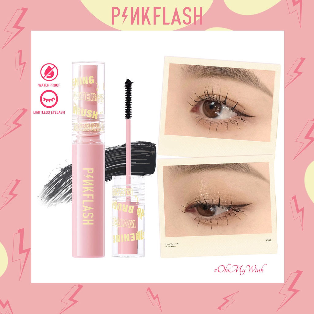 Pinkflash Lenghtening Waterproof Micro Brush Mascara