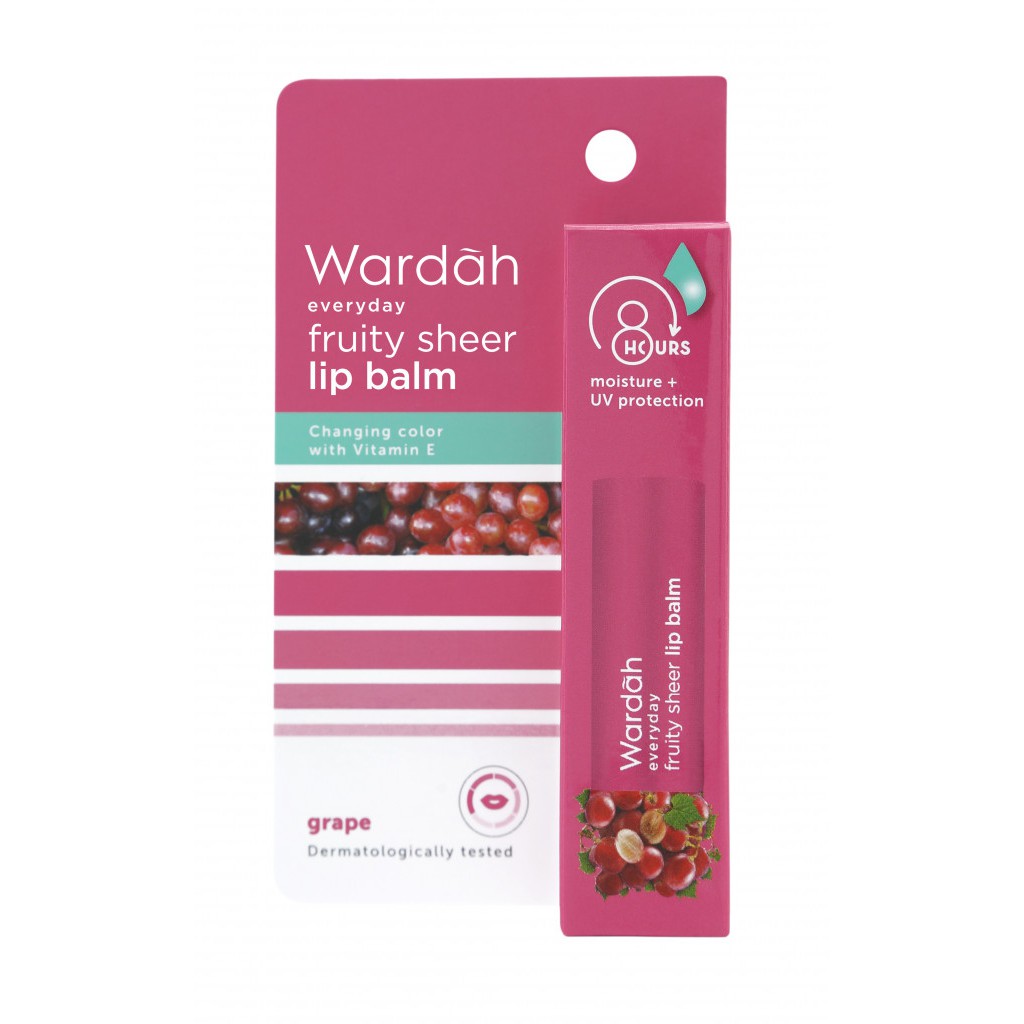 Wardah Everyday Fruity Sheer Lip Balm Grape