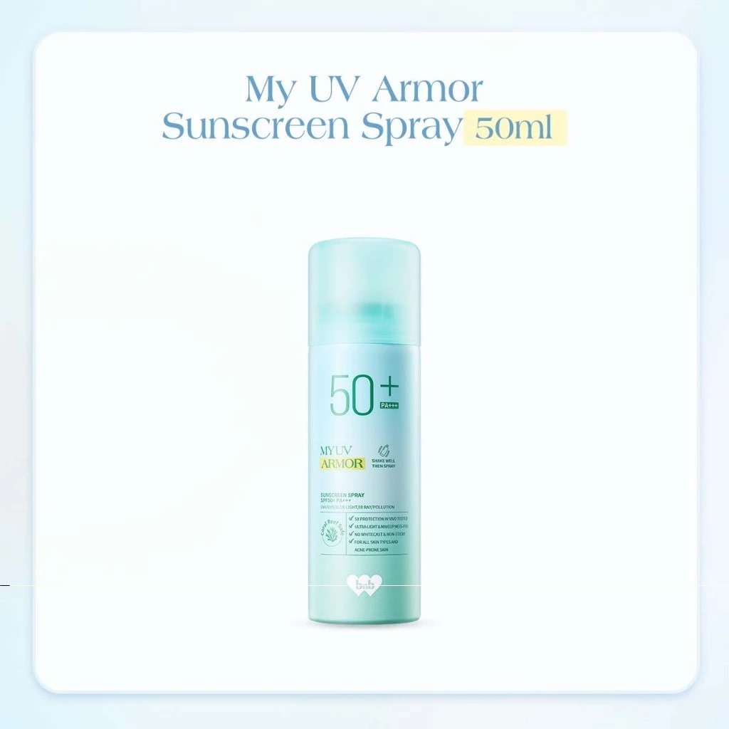 BNB Barenbliss My UV Armor Sunscreen Spray SPF50+ PA+++ 50ml