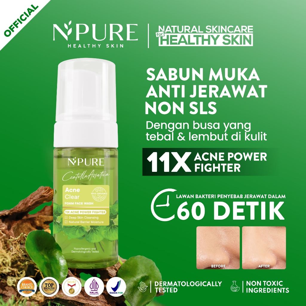 Npure Centella Face Wash 100ml