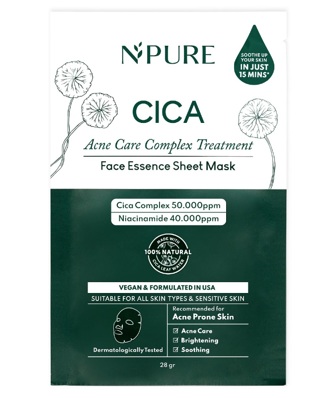 Npure Cica Sheet Mask 28gr