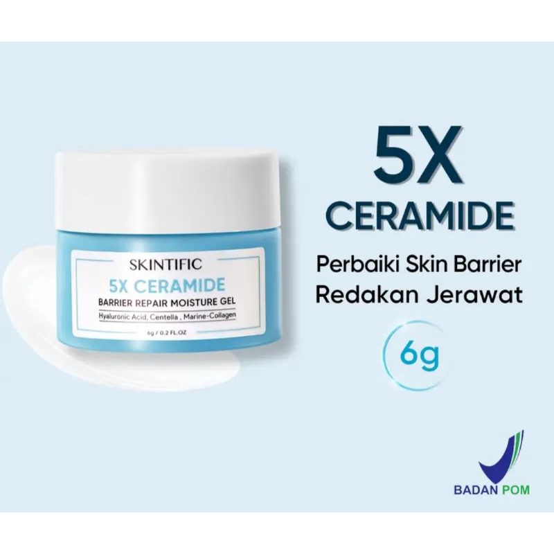 Skintific 5x Ceramide Barrier Repair Moisture Gel Travel Size 6gr