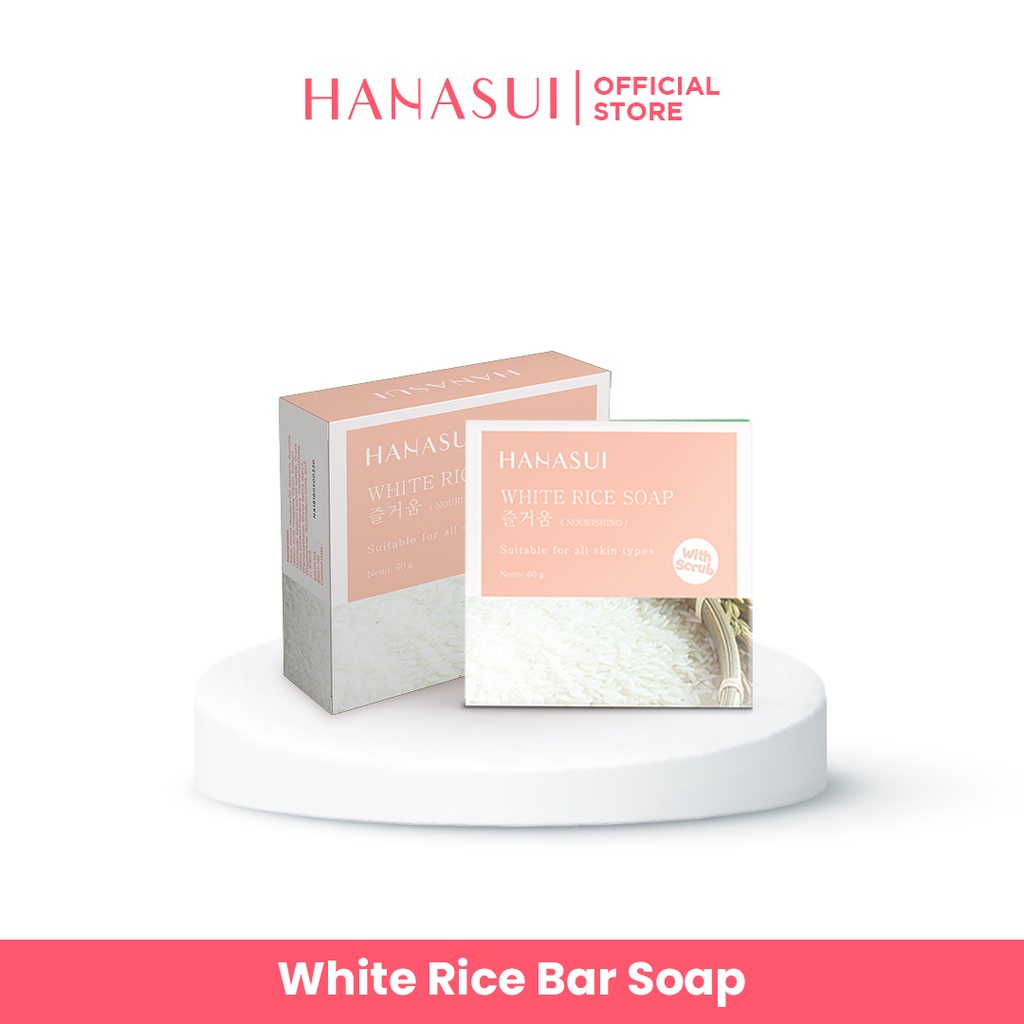 HANASUI Sabun White Rice Soap 60gr