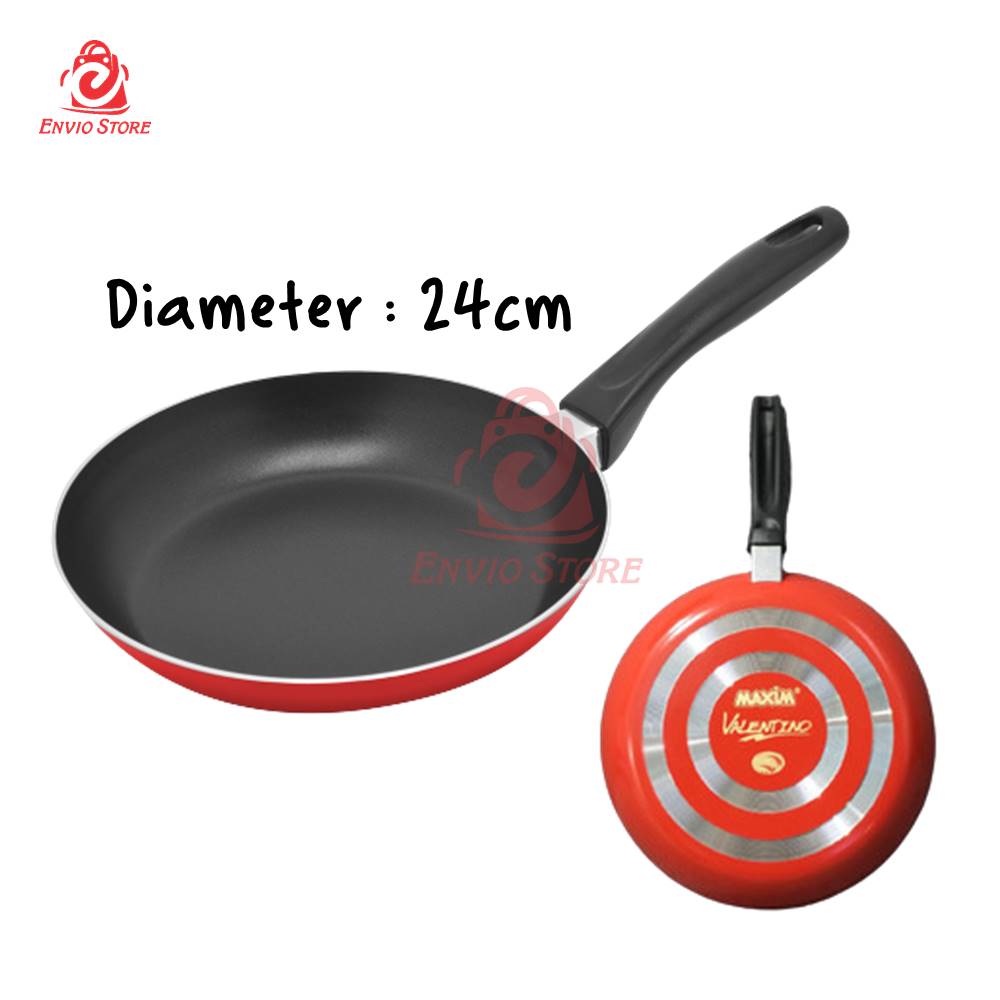 Maspion Maxim Valentino Teflon 24cm (Frypan Anti Lengket)