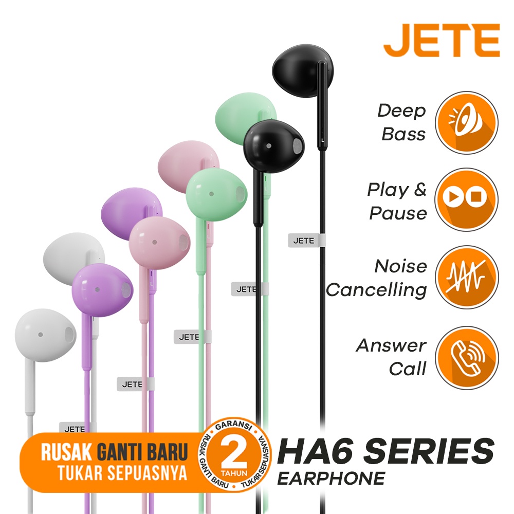 JETE Handsfree HA6 Super Bass