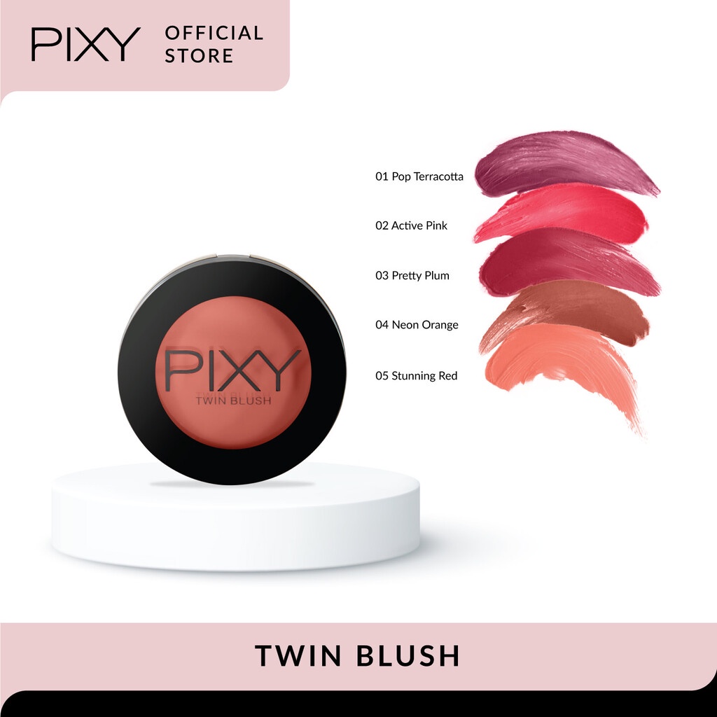 PIXY Twin Blush 03 Pretty Plum