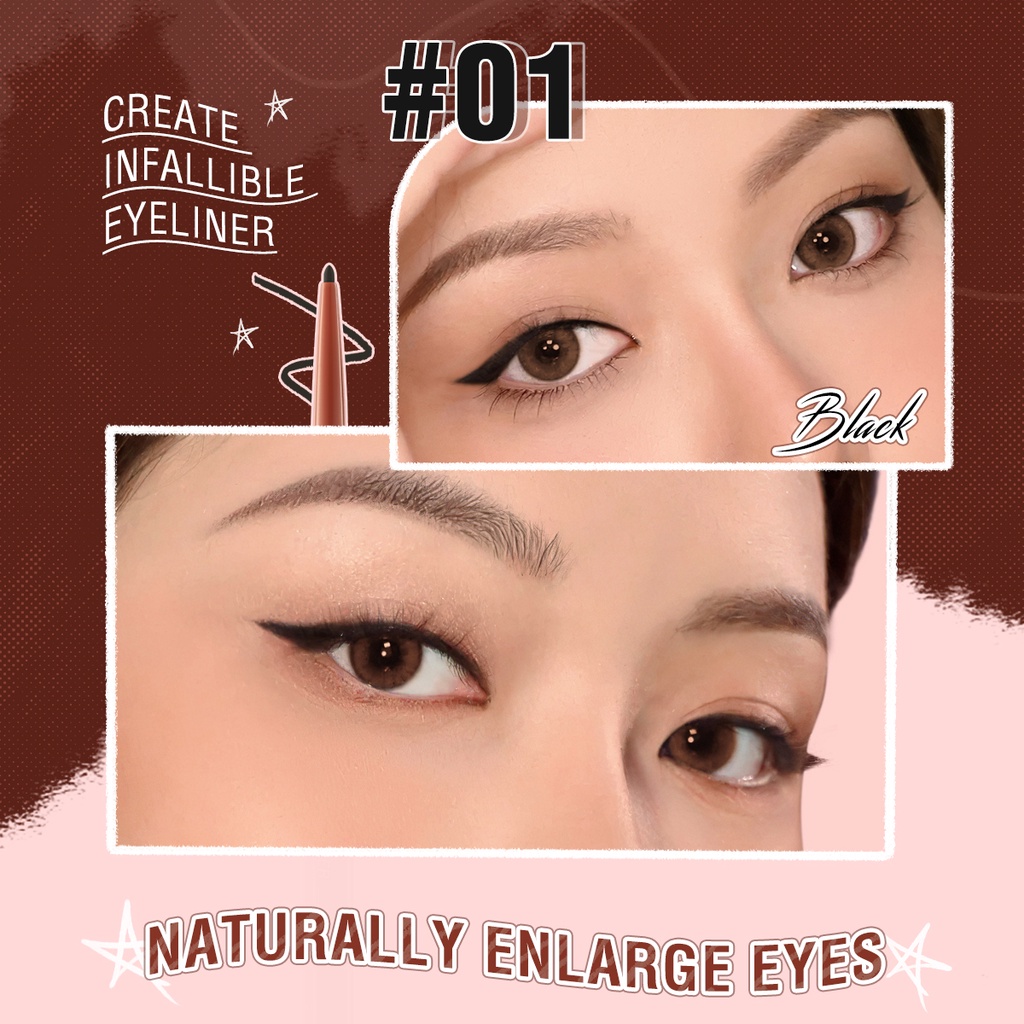 Pinkflash Pro Touch Pencil Eyeliner PF-E13 - #01 Black