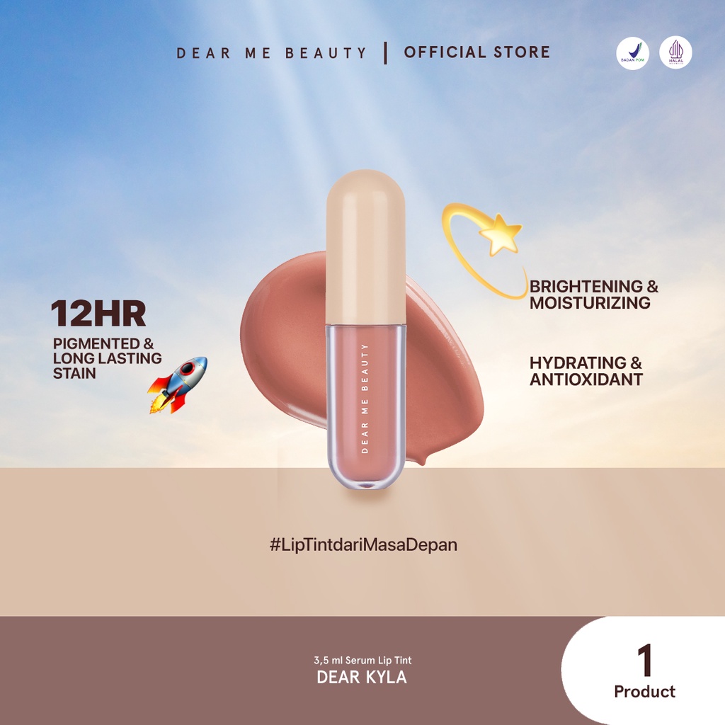 Dear Me Beauty Serum Lip Tint 3,5ml - 02 Dear Kyla