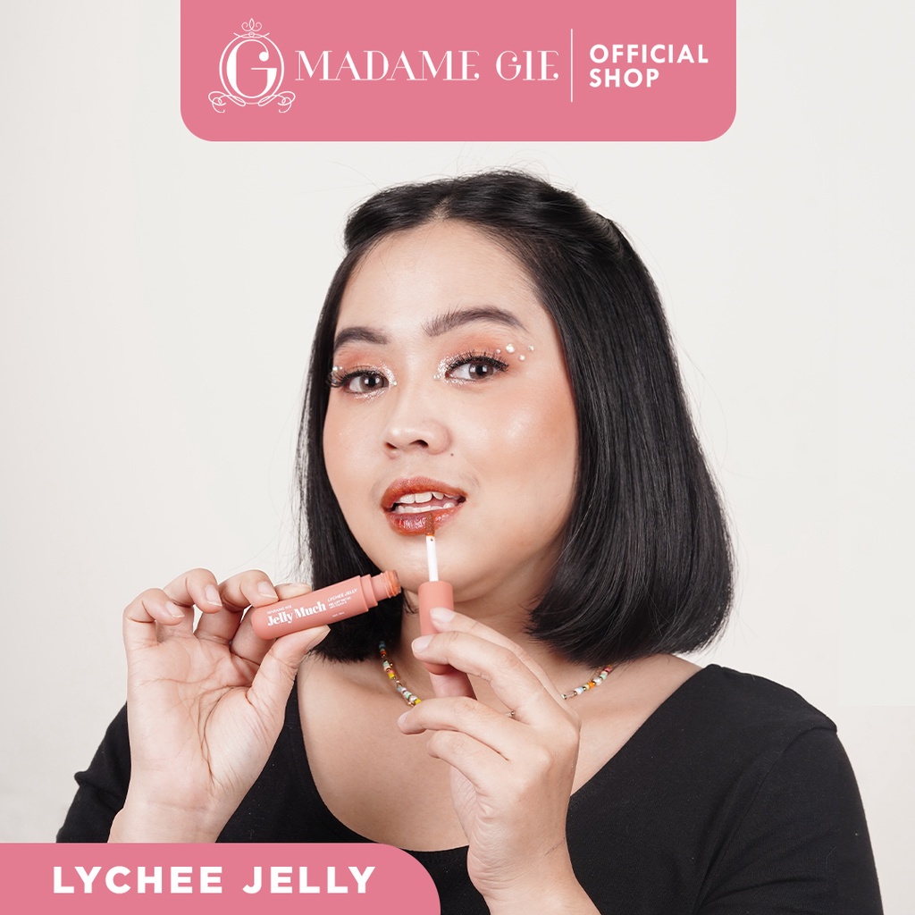 Madame Gie Jelly Much Gel Lip Tint - 03 Lychee Jelly