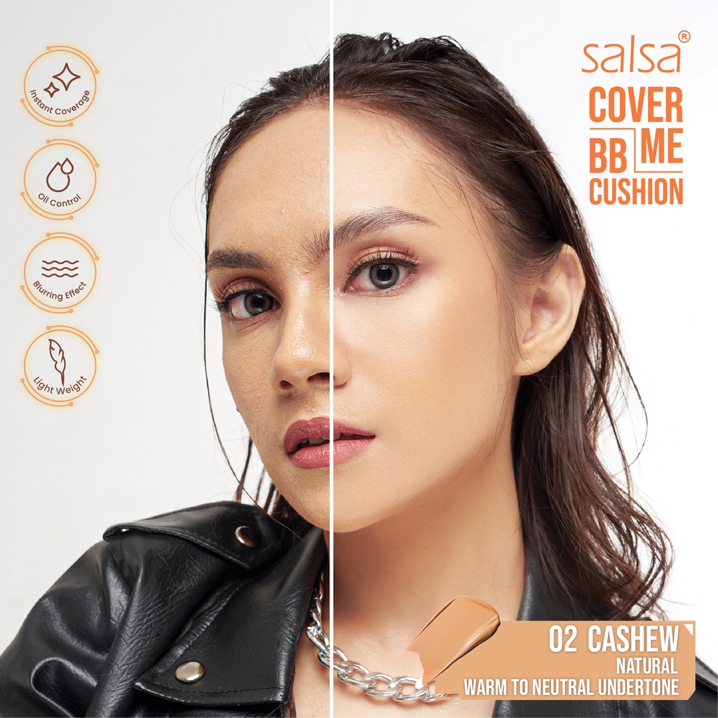 Salsa Cover Me BB Cushion - Cashew
