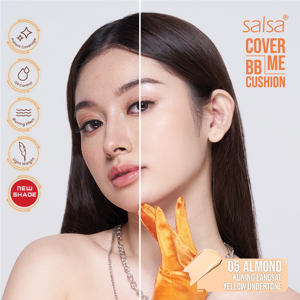Salsa Cover Me BB Cushion - Almond