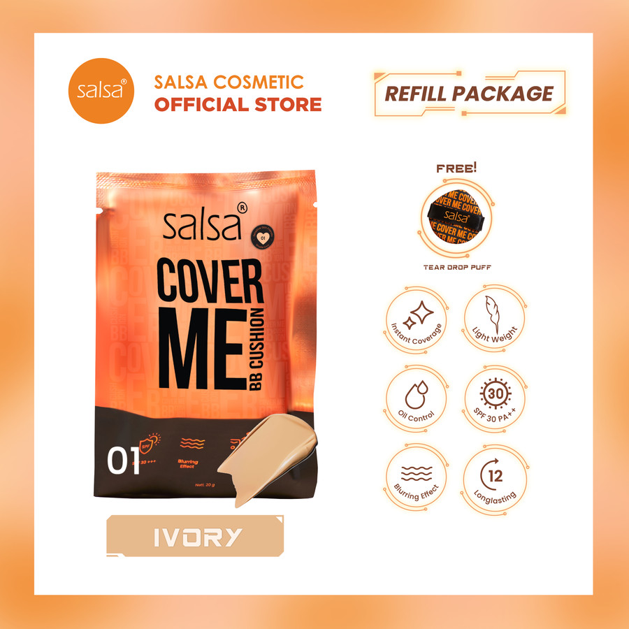 Salsa Cover Me BB Cushion REFILL - Ivory
