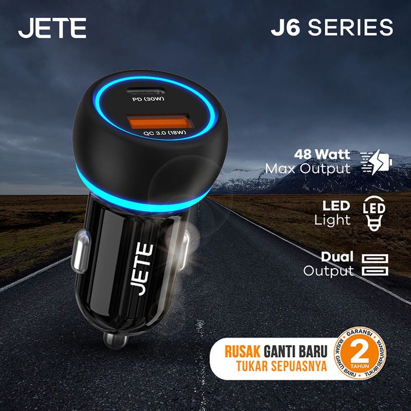 JETE Car Charger J6 48W