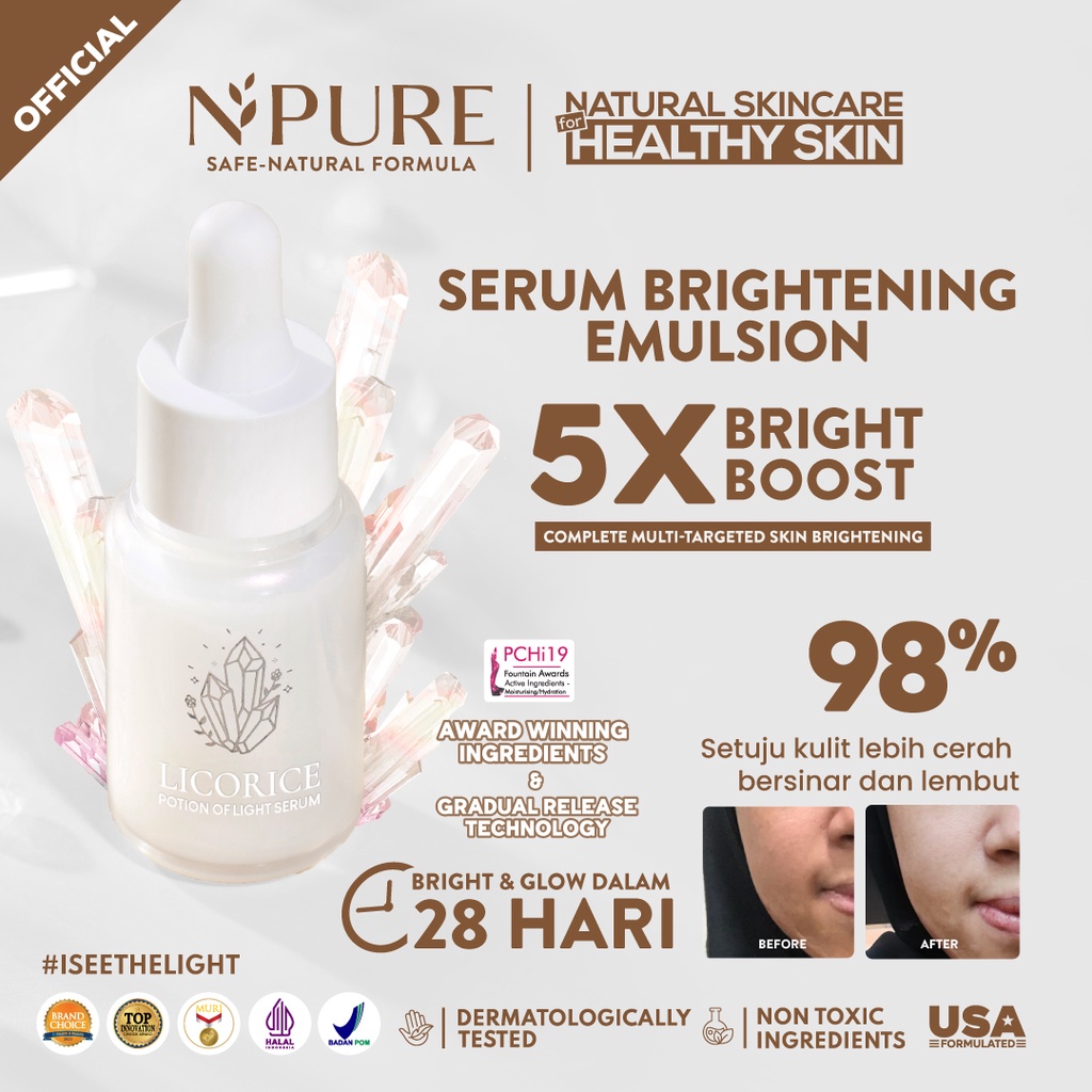 Npure Licorice Potion of Light Serum 20ml