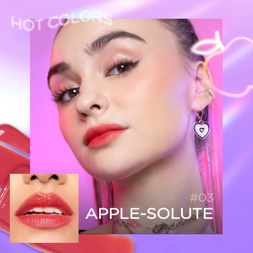 DAZZLE ME Juicy Punch Lip Tint 03 Apple-solute