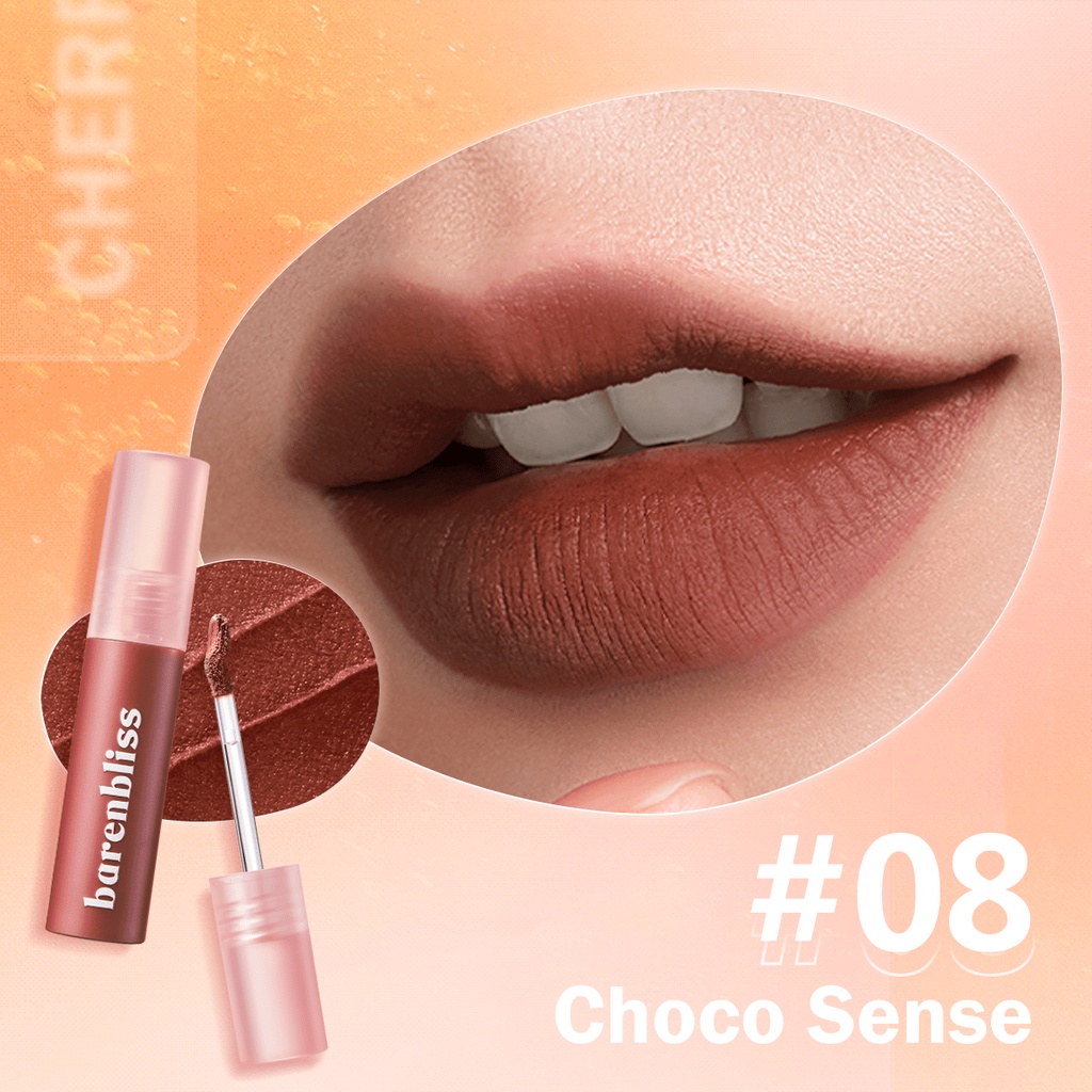 BNB Barenbliss Cherry Makes Cheerful Lip Velvet - 08 Choco Sense