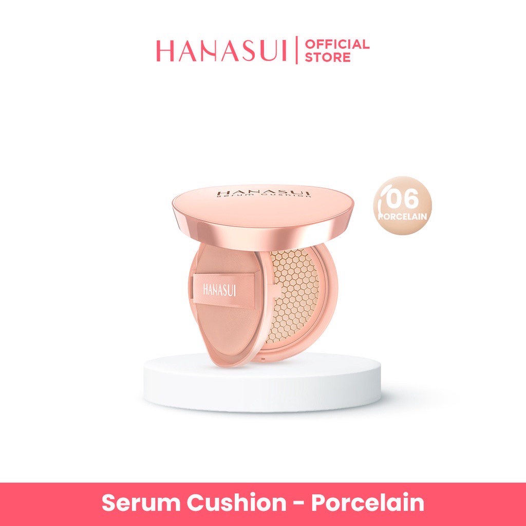 Hanasui Serum Cushion 15gr - 06  Porcelain