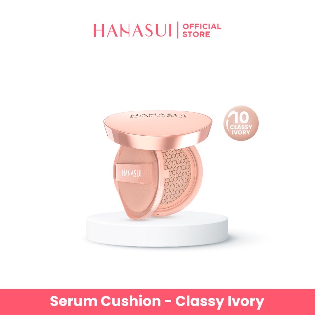 Hanasui Serum Cushion 15gr - 10 Classy Ivory