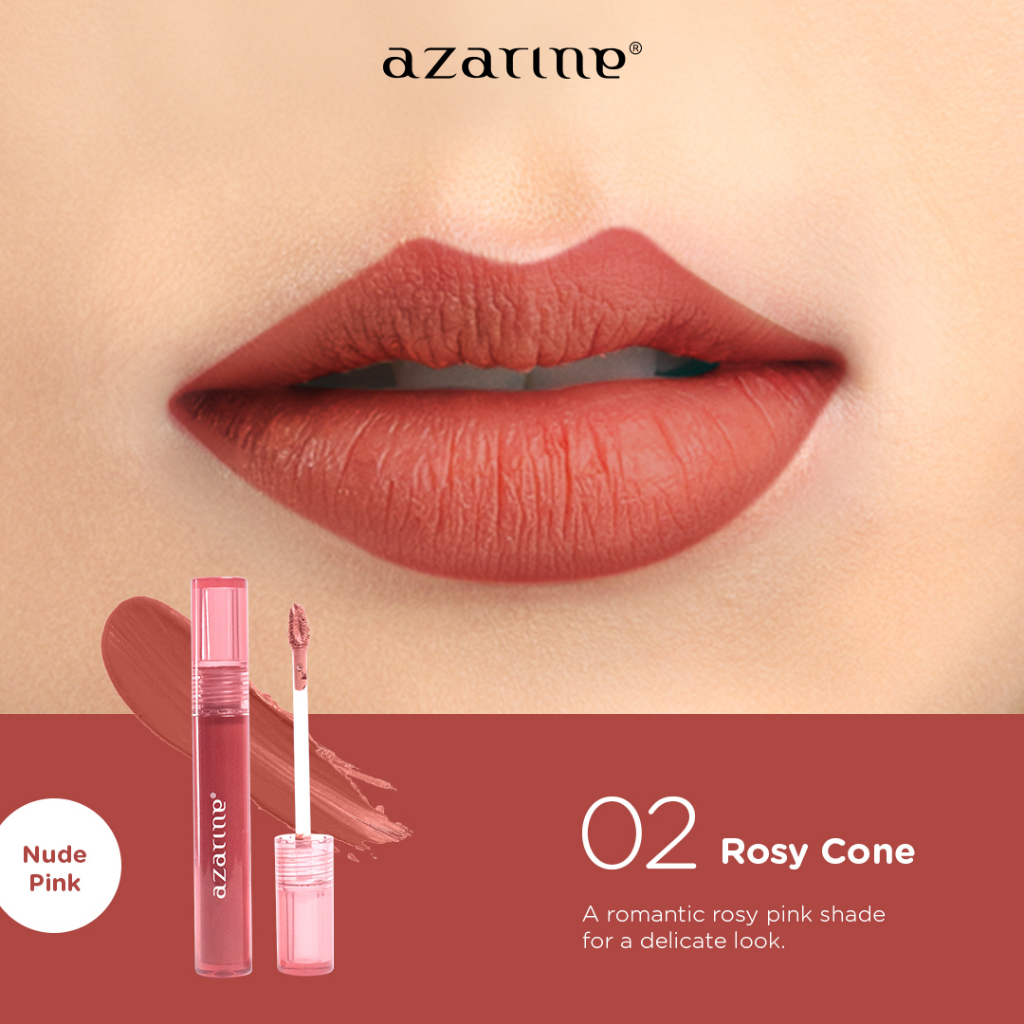 Azarine Velvety Lippie Cream - Rosy Cone