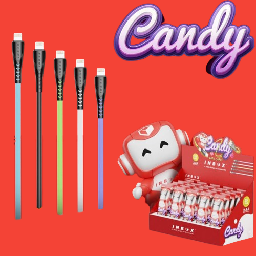 Inbox Kabel Data Candy - Lightning 2.4A