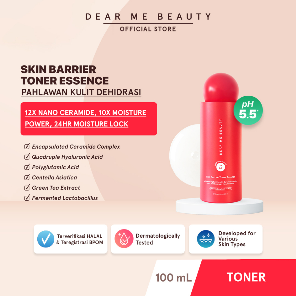 Dear Me Beauty Skin Barrier Toner Essence 100ml