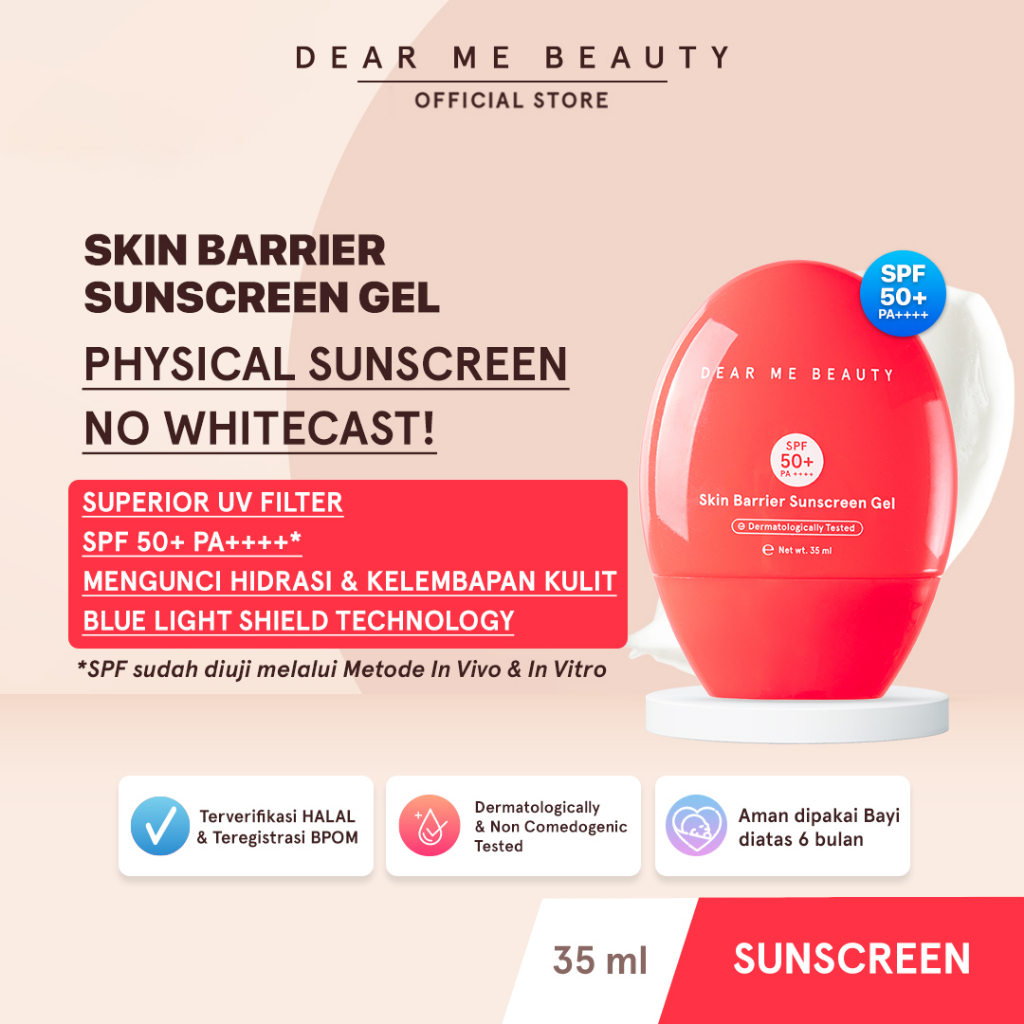 Dear Me Beauty Skin Barrier Sunscreen SPF 50 PA++++ 35gr