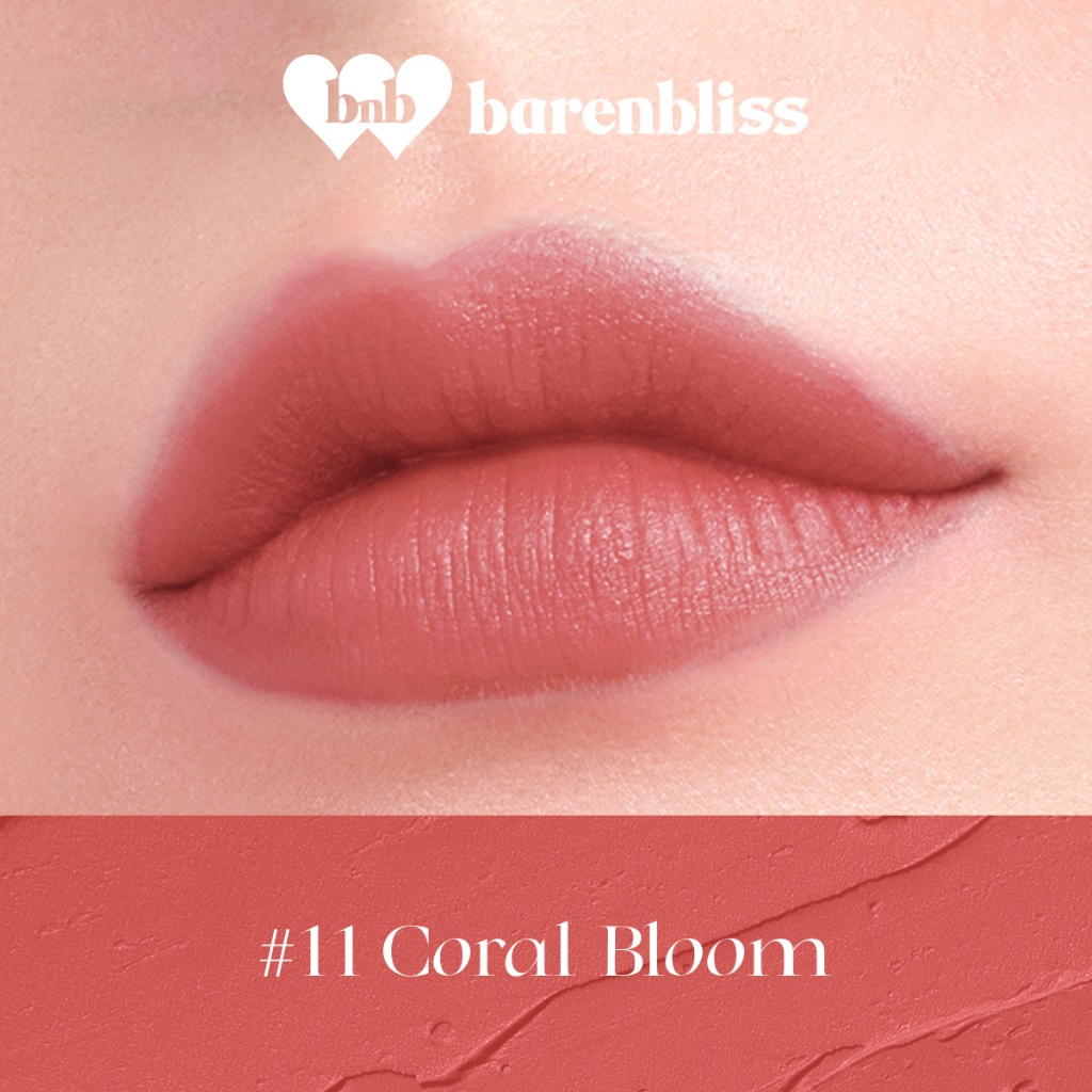 BNB Barenbliss Cherry Makes Cheerful Lip Velvet - 11 Coral Bloom