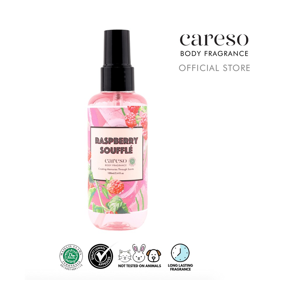 Careso Body Fragrance 100ml - Raspberry Souffle