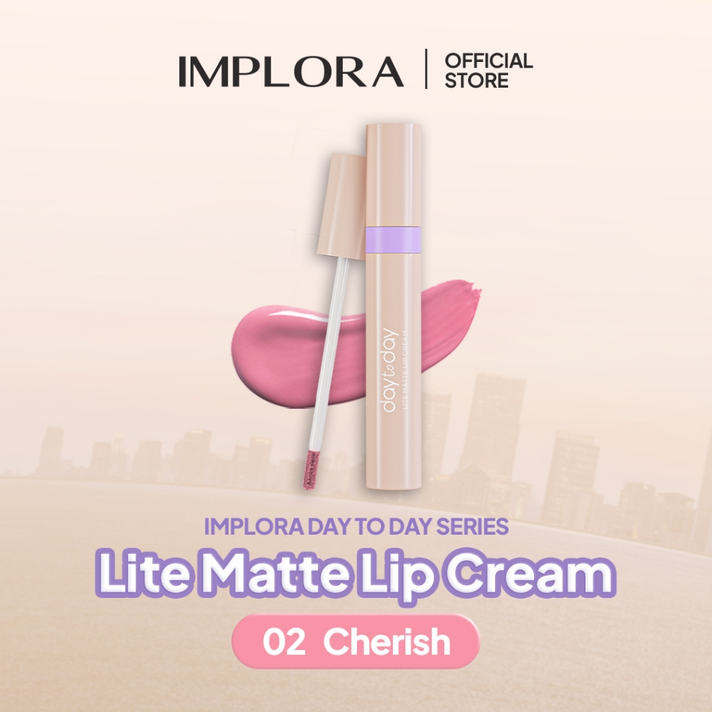 Implora Day to Day Series Lite Matte Lip Cream - 02 Cherish