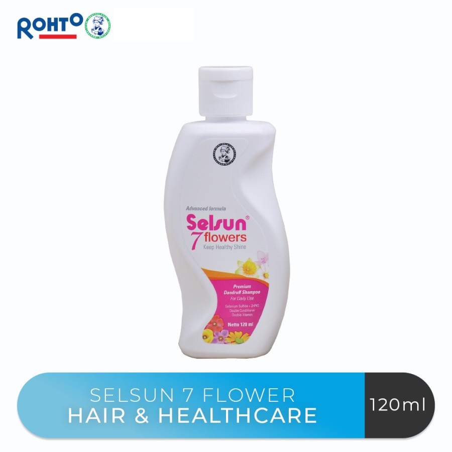 Selsun 7 Flowers Premium Dandruff Shampoo 120ml - Keep Healthy Shine