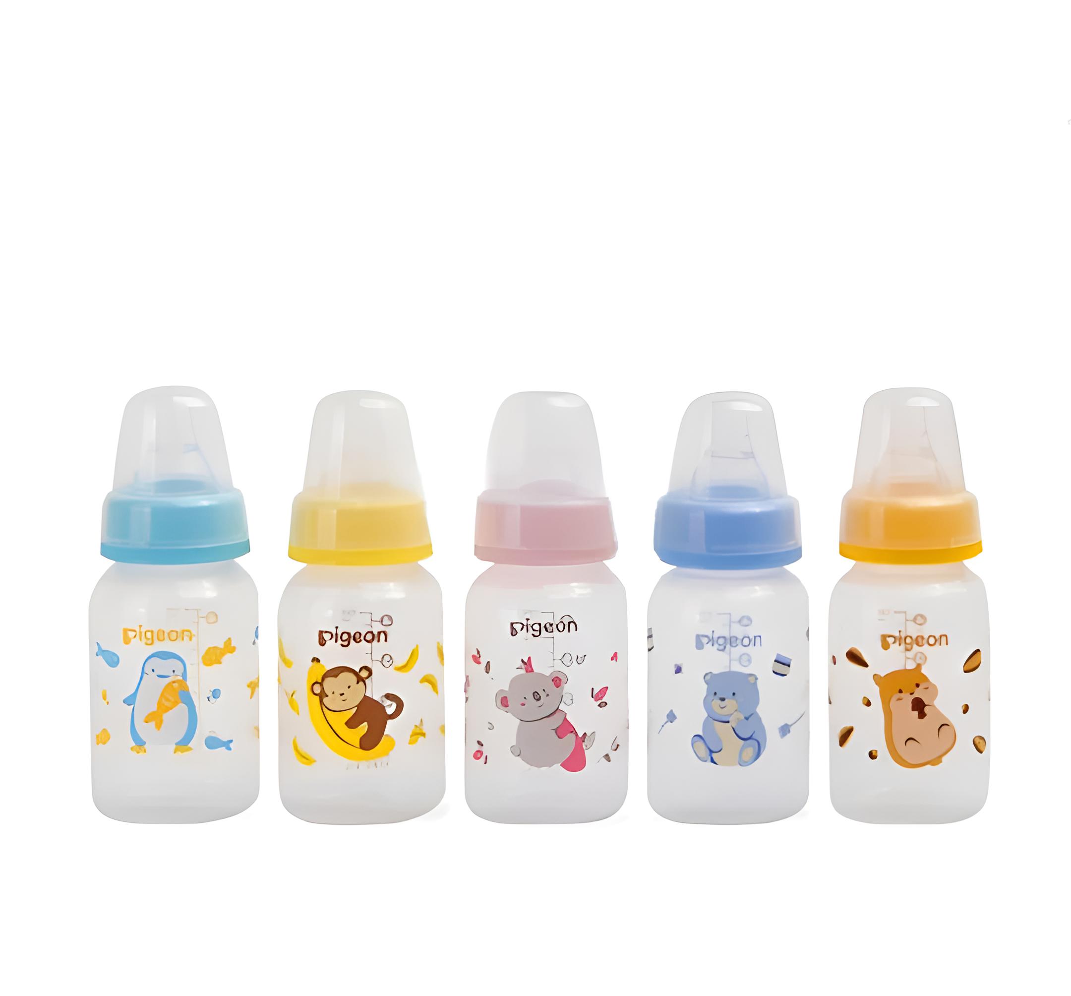 Pigeon Baby Bottle - PP RP STD MM Dot Ulir 120ml Pack Plastik (Botol Susu Bayi)