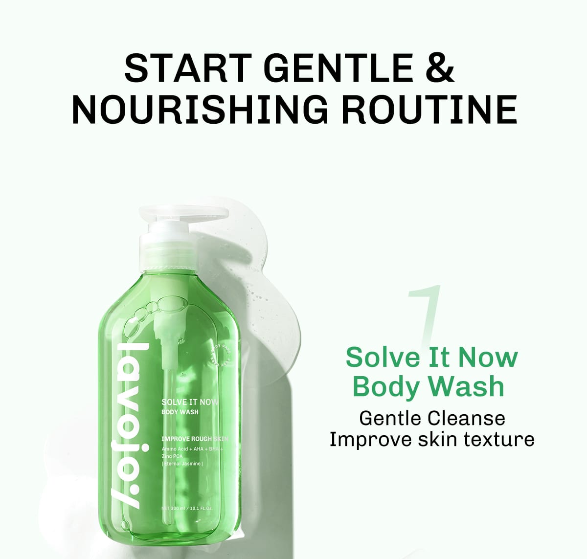 Lavojoy Solve It Now Improve Rough Skin Body Wash 300ml