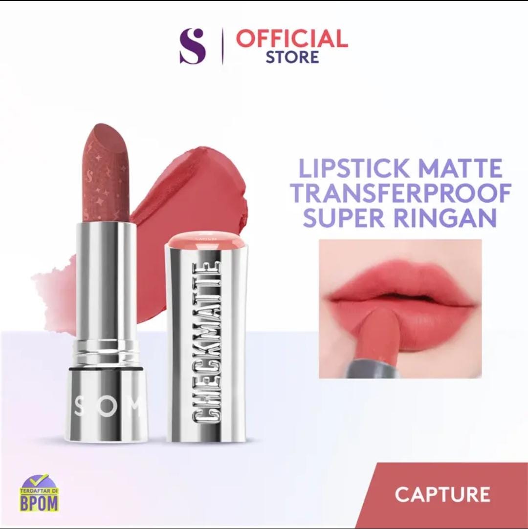 Somethinc Checkmatte Transferproof Lipstick 3.8gr - 15 Capture
