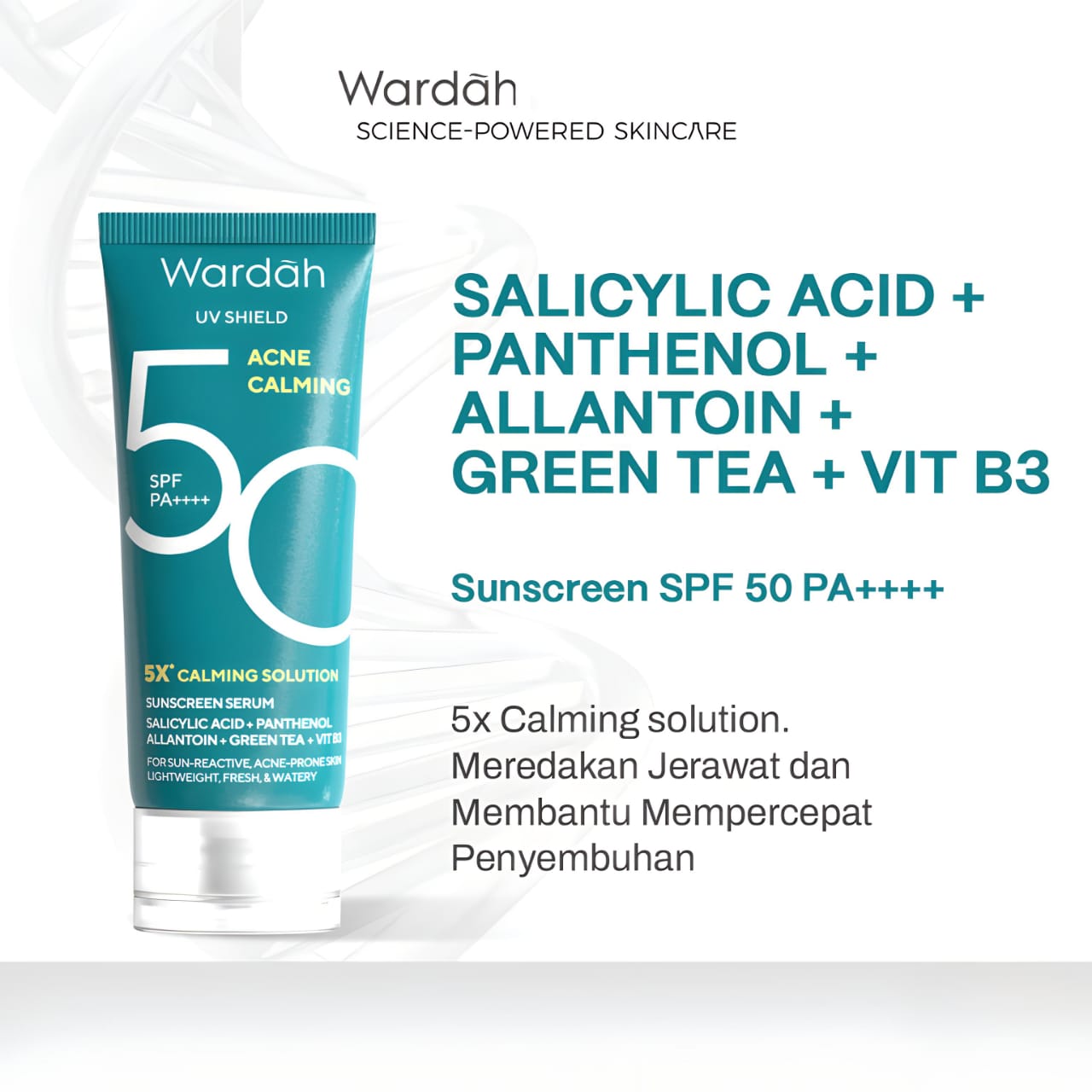 Wardah UV Shield Acne Calming Sunscreen Serum SPF50 PA++++ 25ml