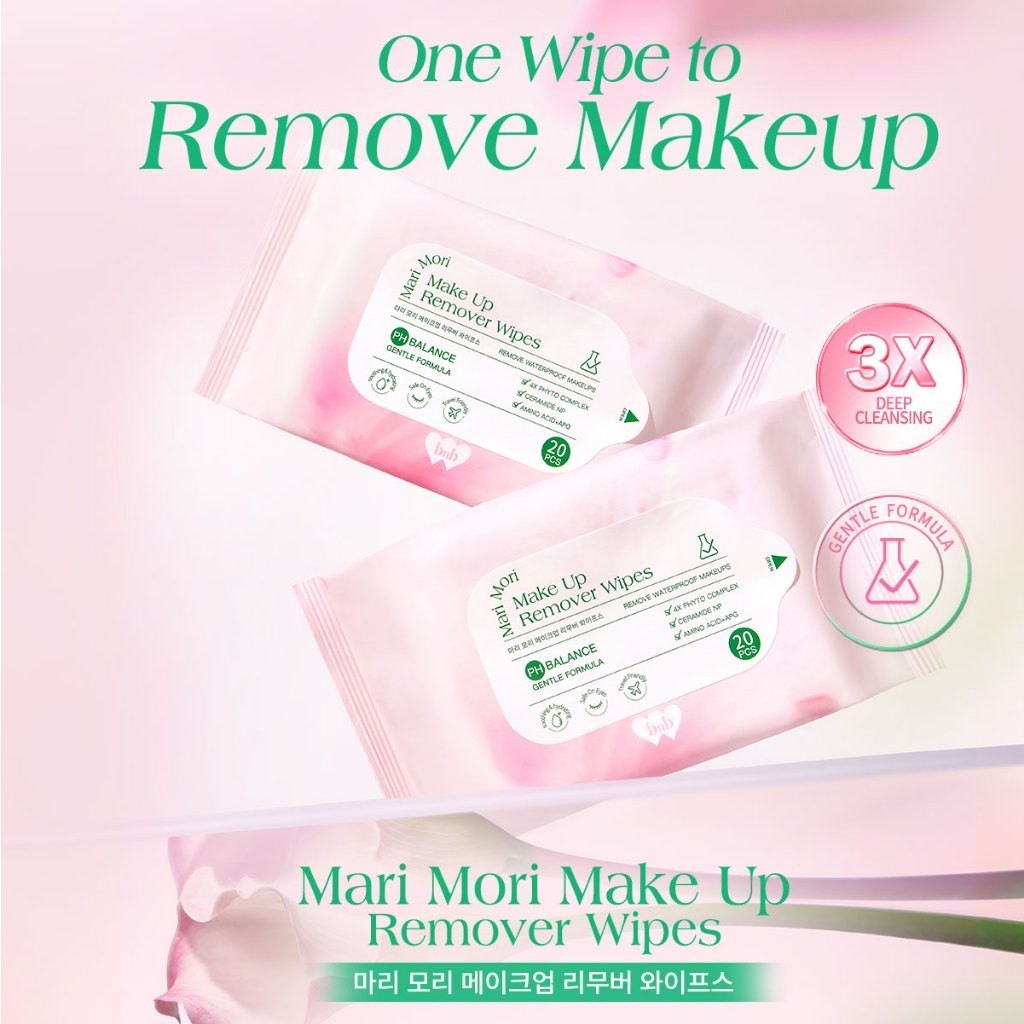 BNB Barenbliss Mari Mori Make Up Remover Wipes 20 sheet