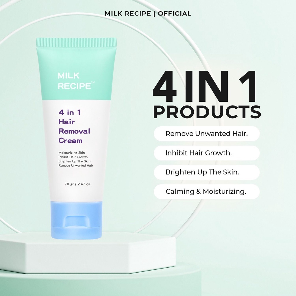 Milk Recipe 4in1 Hair Removal Cream 70gr