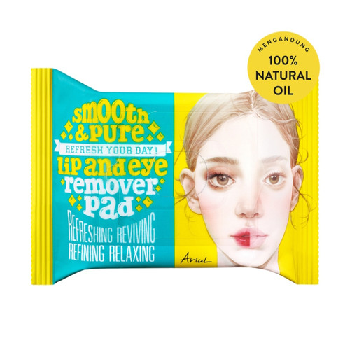 Ariul The Perfect Refresh Your Day! Lip and Eye Remover Pad 30sheet