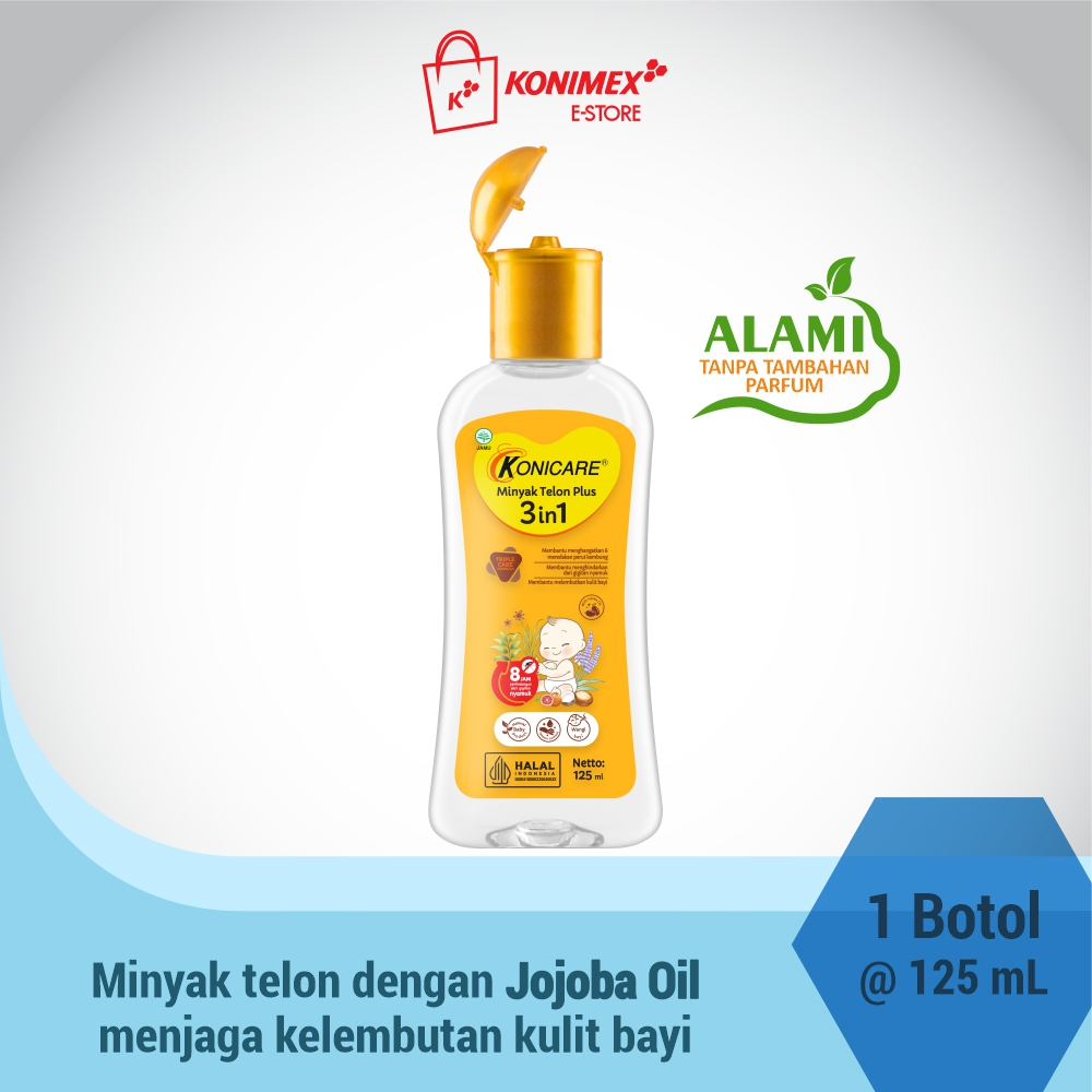 Konicare Minyak Telon Plus 3in1 125ml