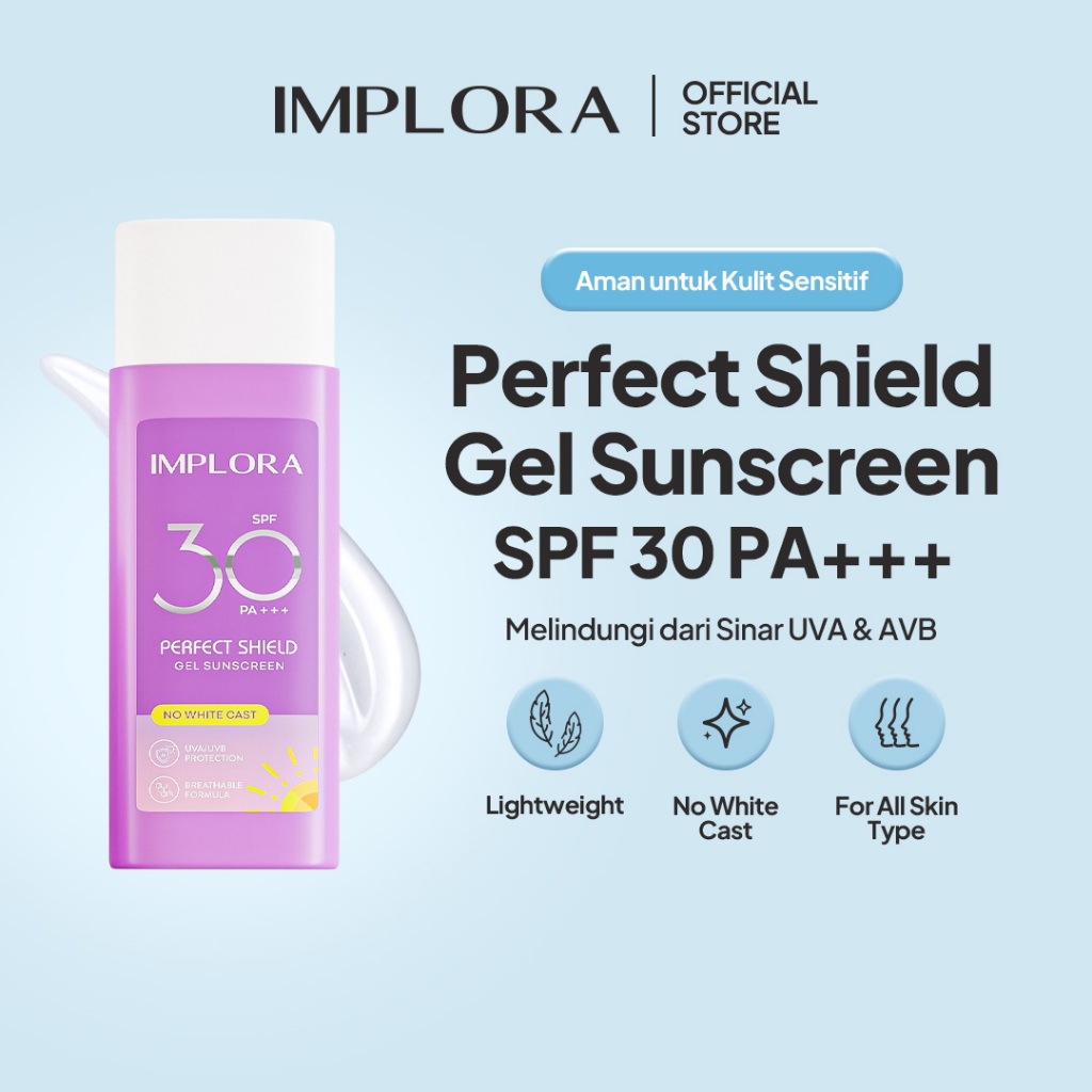 Implora Perfect Shield Gel Sunscreen SPF30 PA+++ 50ml