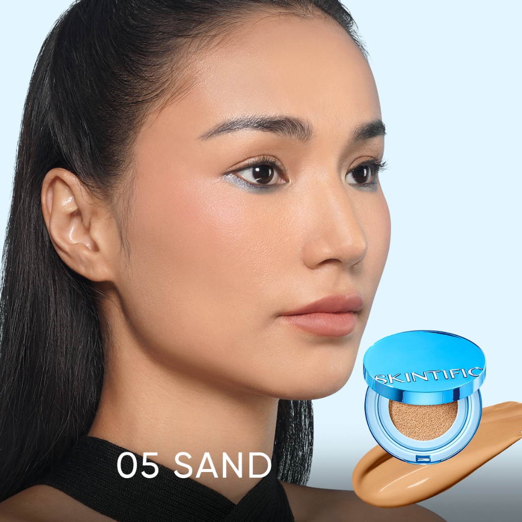 Skintific Perfect Stay Velvet Matte Cushion - 05 Sand