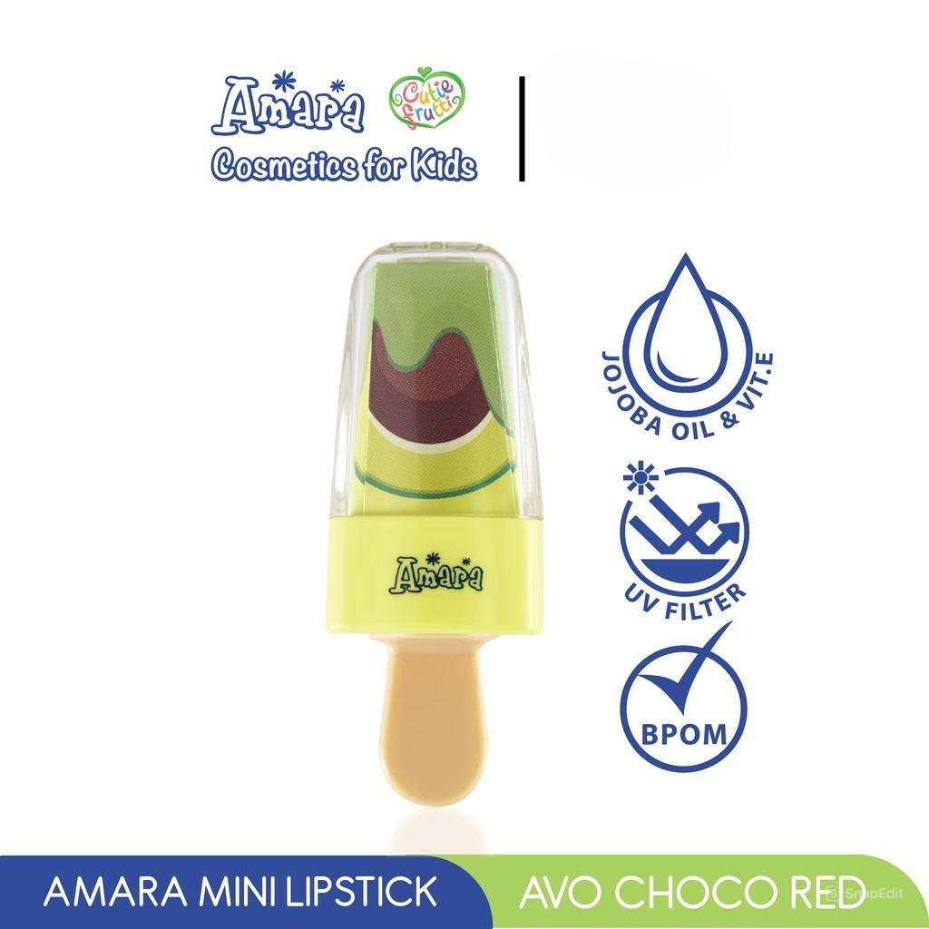 Amara Mini Lipstick 2.2gr - Avo Choco Red