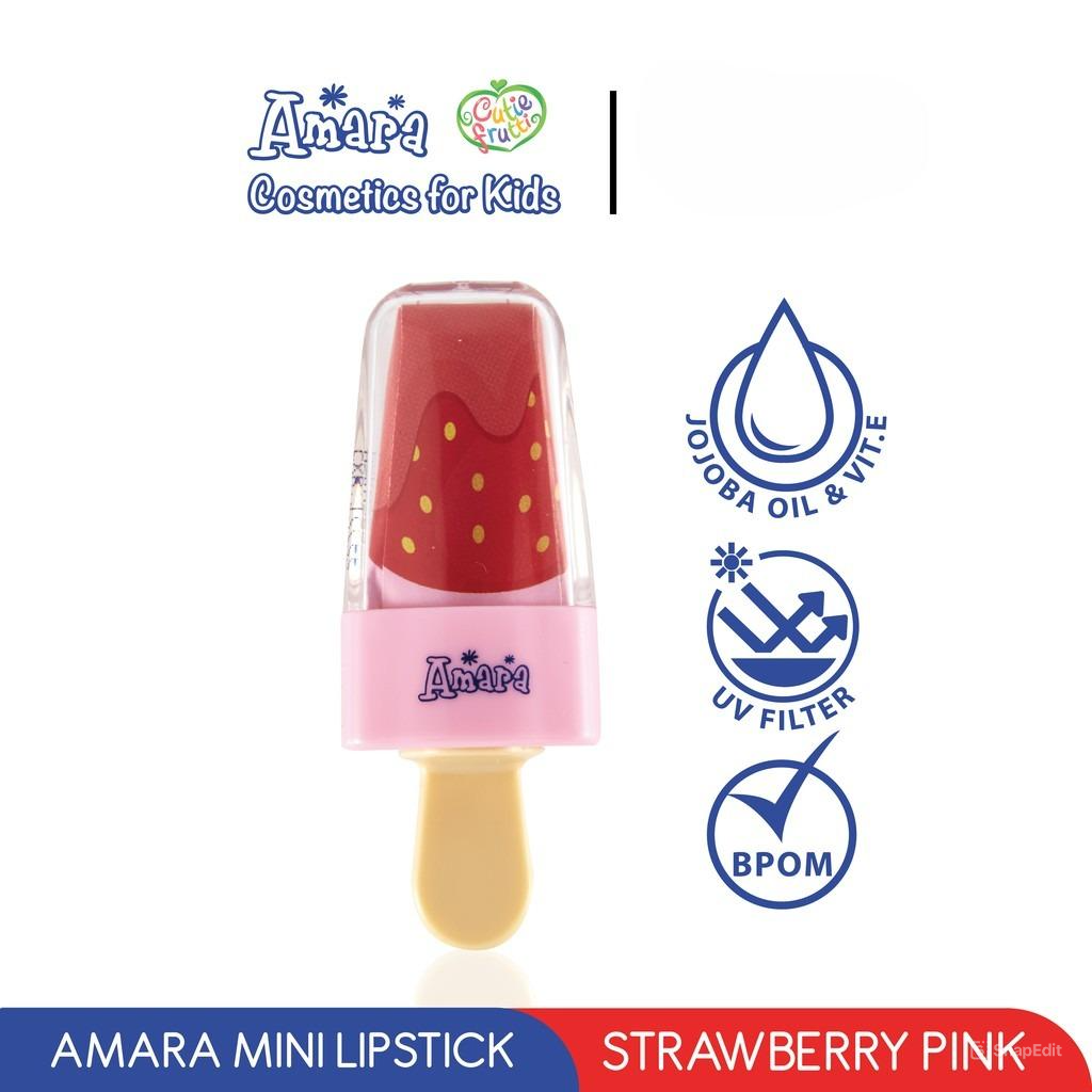 Amara Mini Lipstick 2.2gr - Strawberry Pink